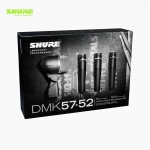 SHURE 슈어 DMK57-52 단일지향성 카디오이드 악기용 다이나믹 드럼마이크 키트