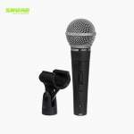 SHURE 슈어 SM58SK 단일지향성 카디오이드 공연용 보컬용 스위치 있는 다이나믹 유선 핸드마이크