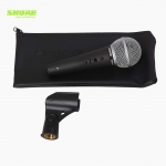 SHURE 슈어 SM48S-LC 단일지향성 카디오이드 스위치 있는 보컬 다이나믹 유선 핸드마이크
