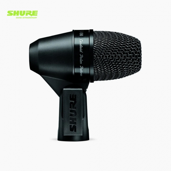 SHURE 슈어 PGA56-LC 단일지향성 카디오이드 악기용 다이나믹 스네어 톰 드럼마이크