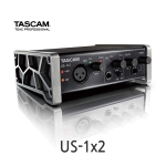 TASCAM US-1x2 USB 오디오 미디 인터페이스 USB2.0