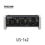 TASCAM US-1x2 USB 오디오 미디 인터페이스 USB2.0