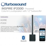 Turbosound iNSPIRE iP2000 터보사운드 파워드 컬럼 라우드 블루투스 올인원 포터블 PA 액티브 스피커