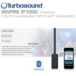 Turbosound iNSPIRE iP1000 터보사운드 파워드 컬럼 라우드 블루투스 올인원 포터블 PA 액티브 스피커