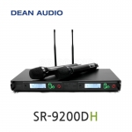 DEAN AUDIO SR-9200D 2채널 무선 핸드 마이크 2개 리시버 UHF 900MHz 송신기 수신기 세트 강의용 공연용 행사용 교회 설교