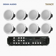 TANNOY 매장 카페 음향패키지 4채널 앰프 SR-450D + 탄노이 CVS4 실링스피커 8개