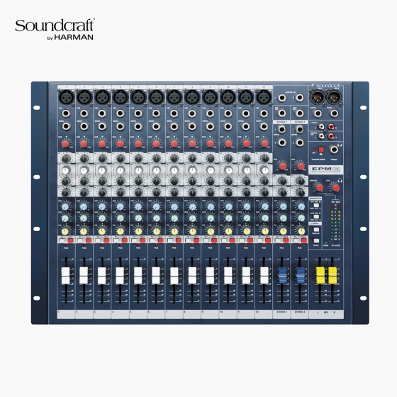 사운드크래프트 EPM12 12+2채널 스테레오 믹싱콘솔 컴팩트 아날로그 오디오 믹서 Soundcraft 오디오 인터페이스