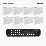 DEAN AUDIO SR-450D 4채널 USB 앰프 BOSE DS16SE 벽걸이 스피커 8개 보스 음향패키지