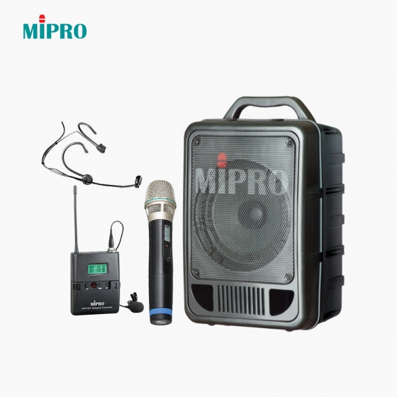 MIPRO 미프로 MA-605CD 버스킹용 강의용 충전식 앰프스피커 100W출력 CDP내장