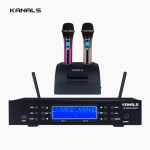 KANALS 카날스 K-9200 2채널 충전식 무선마이크 시스템