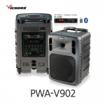 빅보스 VICBOSS PWA-V902 500W 10인치 충전용 앰프스피커 2CH 강의실 연주용 USB BT