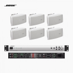 BOSE 매장 카페 음향패키지 확장 앰프 IZA-2120HZ + 보스 DS40SE 벽부형 스피커 6EA