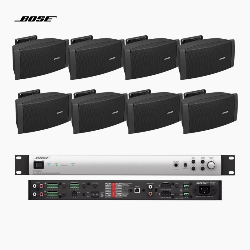 BOSE 보스 IZA 2120HZ 앰프 DS16SE 스피커 8개 음향패키지