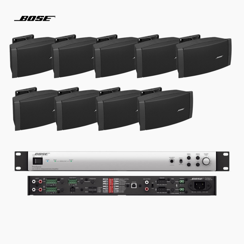 BOSE 보스 IZA 2120HZ 앰프 DS16SE 스피커 9개 음향패키지