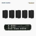 TANNOY 매장 카페 음향패키지 4채널 앰프 SR-450D + 탄노이 DVS4 벽부형 스피커 5개