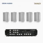 TANNOY 매장 카페 음향패키지 4채널 앰프 SR-450D + 탄노이 DVS4 벽부형 스피커 5개