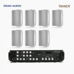 TANNOY 매장 카페 음향패키지 4채널 앰프 SR-450D + 탄노이 DVS4 벽부형 스피커 7개