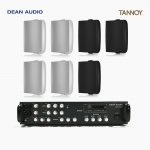 TANNOY 매장 카페 음향패키지 4채널 앰프 SR-450D + 탄노이 DVS4 벽부형 스피커 7개