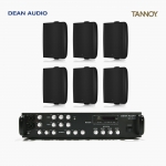 TANNOY 매장 카페 음향패키지 4채널 앰프 SR-450D + 탄노이 DVS4 벽부형 스피커 6개