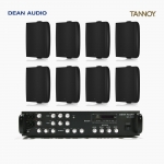 TANNOY 매장 카페 음향패키지 4채널 앰프 SR-450D + 탄노이 DVS4 벽부형 스피커 8개