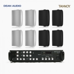 TANNOY 매장 카페 음향패키지 4채널 앰프 SR-450D + 탄노이 DVS4 벽부형 스피커 8개