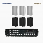 TANNOY 매장 카페 음향패키지 6채널 앰프 SR-650D + 탄노이 DVS4 벽부형 스피커 6개