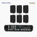 TANNOY 매장 카페 음향패키지 6채널 앰프 SR-650D + 탄노이 DVS4 벽부형 스피커 6개