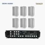 TANNOY 매장 카페 음향패키지 6채널 앰프 SR-650D + 탄노이 DVS4 벽부형 스피커 6개