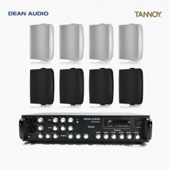 TANNOY 매장 카페 음향패키지 6채널 앰프 SR-650D + 탄노이 DVS4 벽부형 스피커 8개