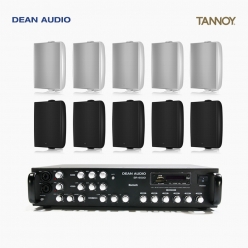 TANNOY 매장 카페 음향패키지 6채널 앰프 SR-650D + 탄노이 DVS4 벽부형 스피커 10개