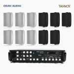 TANNOY 매장 카페 음향패키지 6채널 앰프 SR-650D + 탄노이 DVS4 벽부형 스피커 11개