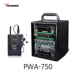 빅보스 VICBOSS PWA-750 200W 8인치 충전식 휴대용 앰프스피커 1CH