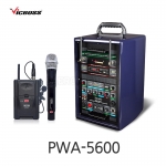 빅보스 VICBOSS PWA-5600 300W 충전식 휴대용 앰프스피커 2CH 케리어