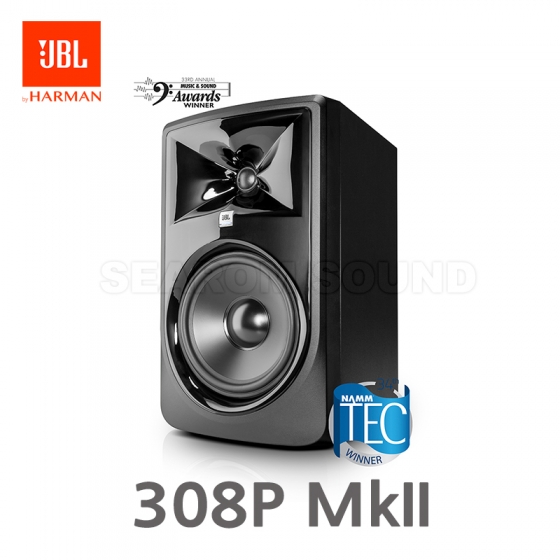 JBL 308P MkII 8인치 112W 컴팩트 파워드 모니터 스피커