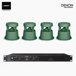 BOSE 야외 정원용 음향패키지 4채널 앰프 DENON DN-470A + 보스 360P 스피커 4EA