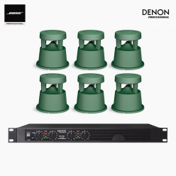 BOSE 야외 정원용 음향패키지 4채널 앰프 DENON DN-470A + 보스 360P 스피커 6EA