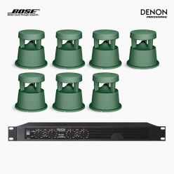 BOSE 야외 정원용 음향패키지 4채널 앰프 DENON DN-470A + 보스 360P 스피커 7EA