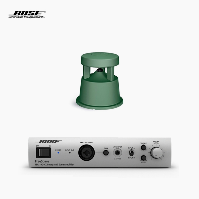 BOSE 야외 정원용 음향패키지 믹싱 앰프 IZA190HZ + 보스 360P 스피커 1EA