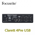 Focusrite Clarett 4Pre USB 포커스라이트 클라렛  오디오인터페이스