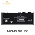 SOUNDSATION MIOMIX 202 UFX  4채널 오디오믹서 오디오인터페이스 멀티이벡터