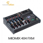 SOUNDSATION MIOMIX 404FXM  6채널 오디오믹서 오디오인터페이스 멀티이벡터