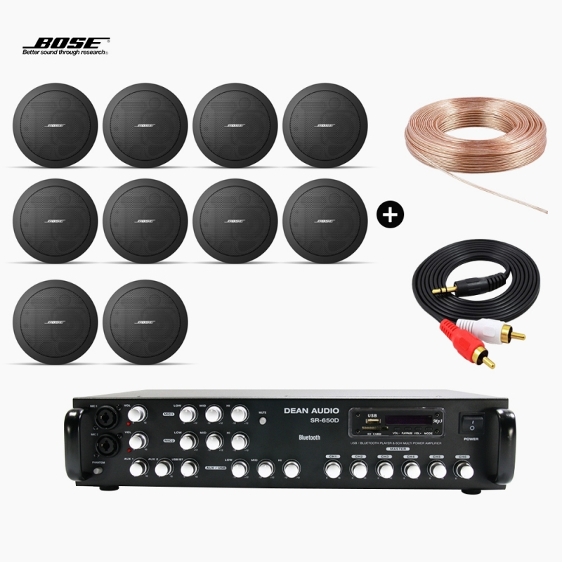 BOSE FS2C 10EA + SR-650D 스피커앰프 보스 음향패키지