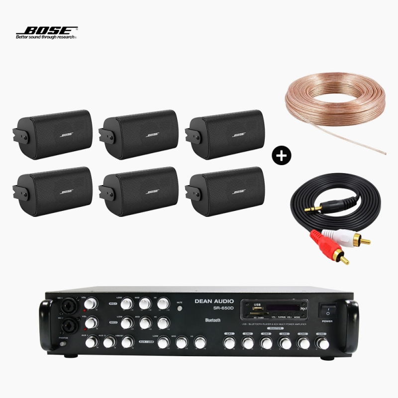 BOSE FS2SE 6EA + SR-650D 스피커앰프 보스 음향패키지