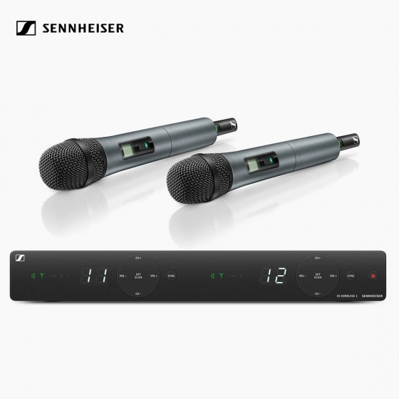 SENNHEISER 젠하이저 XSW1-DUAL-825 2채널 무선 보컬 핸드마이크 세트