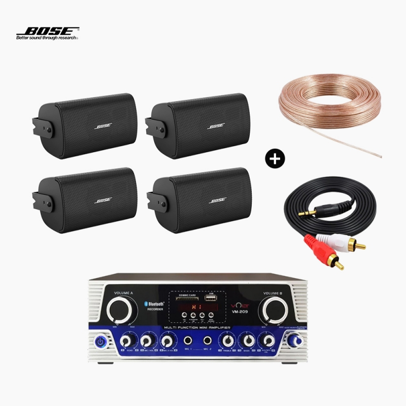 BOSE FS2SE 4EA + VM-209 스피커앰프 보스 음향패키지