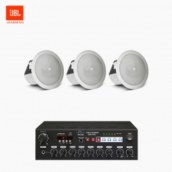 JBL 매장 카페 음향패키지 VPA-120 앰프 JBL CONTROL 12C/T 실링스피커 3EA