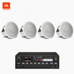 JBL 매장 카페 음향패키지 VPA-120 앰프 JBL CONTROL 12C/T 실링스피커 4EA