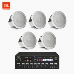 JBL 매장 카페 음향패키지 VPA-120 앰프 JBL CONTROL 12C/T 실링스피커 5EA