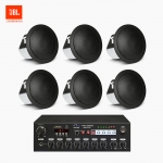 JBL 매장 카페 음향패키지 VPA-120 앰프 JBL CONTROL 12C/T 실링스피커 6EA