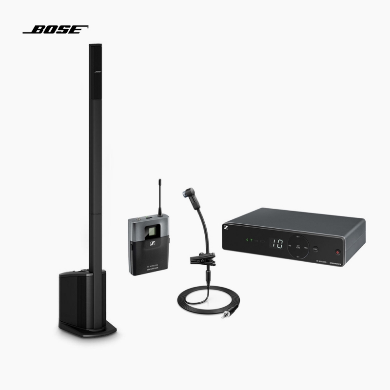 BOSE 음향패키지 보스 L1 COMPACT 포터블 라인 어레이 스피커 시스템 + 젠하이저 XSW 1-908 색소폰 무선마이크 세트